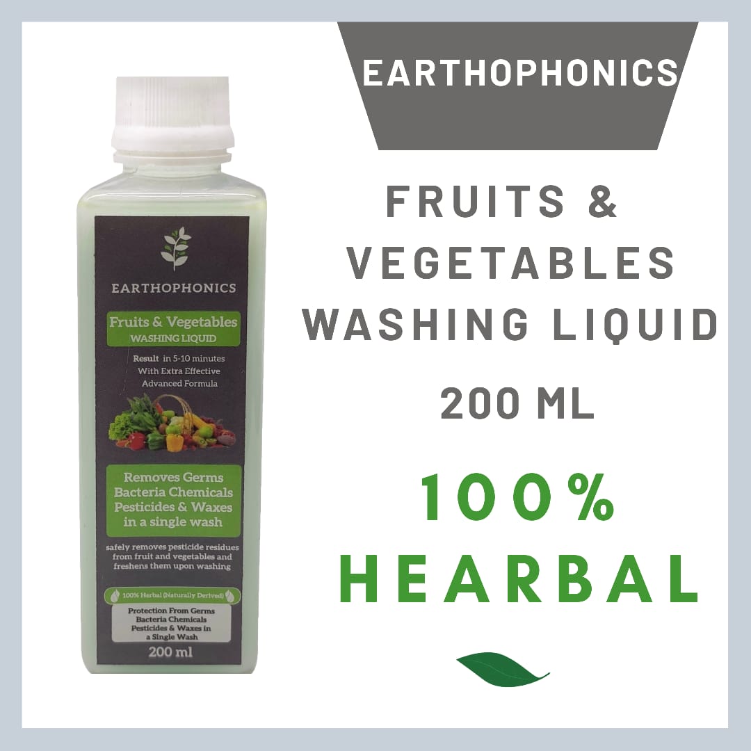 EARTHOPHONICS FRUIT & VEGETABLE SANITIZER  200 ML